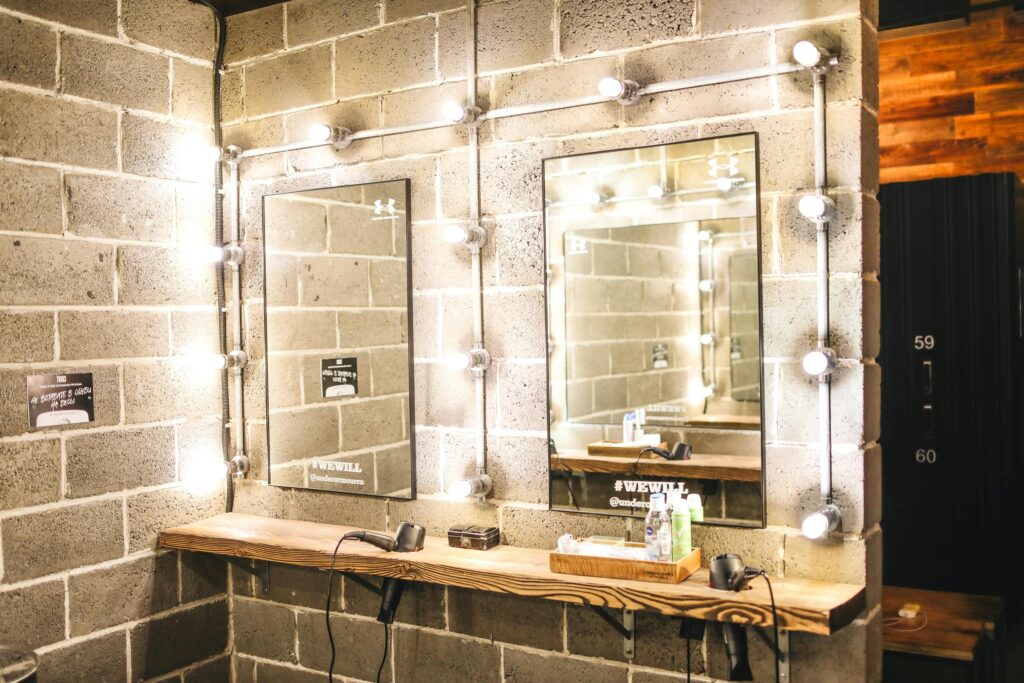 an antique vanity